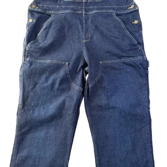 Carhartt Rugged Flex Double Knee Bib Overalls Womens Large 14/16 Reg 104044 464 - Picture 5 of 16